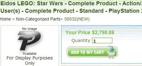 Lego Star Wars II $2798.88 at Pinnacle!